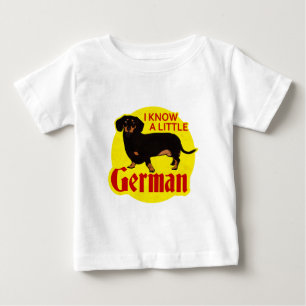 Ich weiß deutsches wenig baby t-shirt