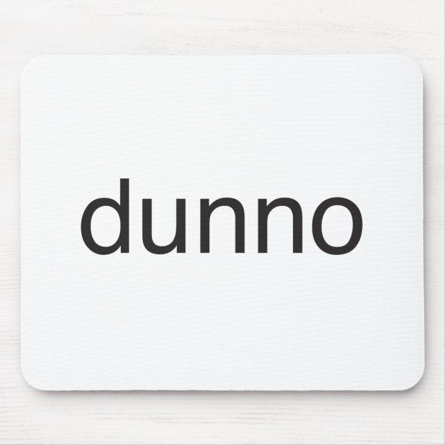 Ich weiß es nicht.ai mousepad (Vorne)