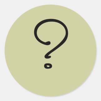 Ich weiß es nicht runder aufkleber