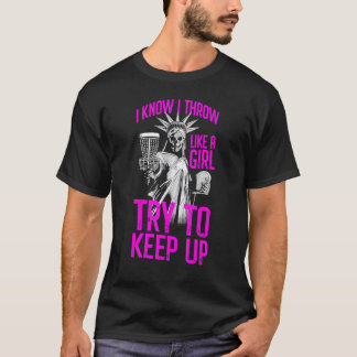 Ich weiß, ich denke wie ein Mädchen versuchen, das T-Shirt