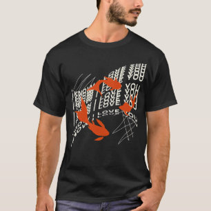 Ich weiß, ich liebe dich Fisch T-Shirt