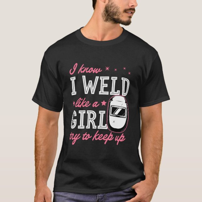 Ich weiß, ich schweiße wie ein Versuch, das Schwei T-Shirt (Vorderseite)