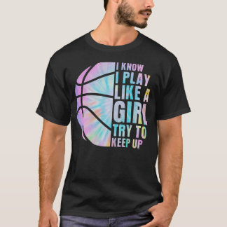 Ich weiß, ich spiele wie ein Mädchen, versucht mit T-Shirt