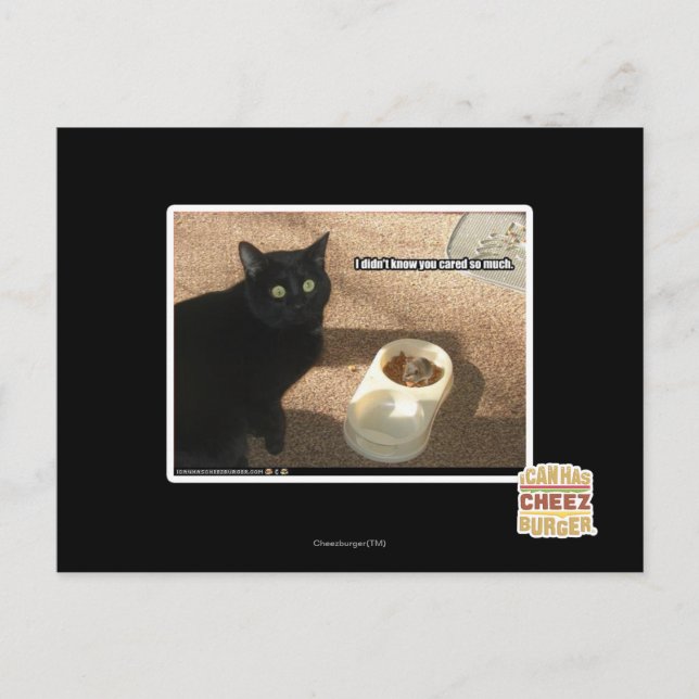 Ich weiß nicht, dass dir das wichtig ist postkarte (Vorderseite)