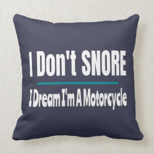 Ich weiß nicht, dass ich ein Motorradschläfchen bi Kissen