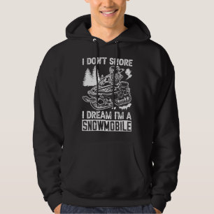 Ich weiß nicht, dass ich ein Schneemobil-Funny bi Hoodie