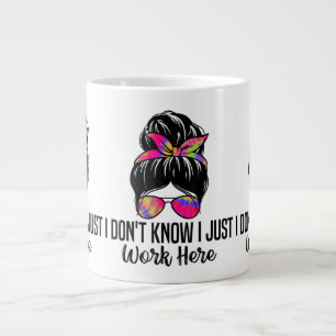 Ich weiß nicht, dass ich hier einfach nur lustige Jumbo-Tasse
