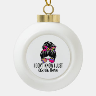 Ich weiß nicht, dass ich hier einfach nur lustige  keramik Kugel-Ornament