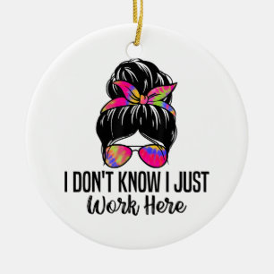 Ich weiß nicht, dass ich hier einfach nur lustige keramik ornament