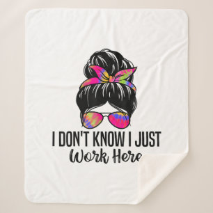 Ich weiß nicht, dass ich hier einfach nur lustige  sherpadecke