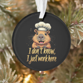 Ich weiß nicht, ich arbeite nur hier an einem sonn ornament