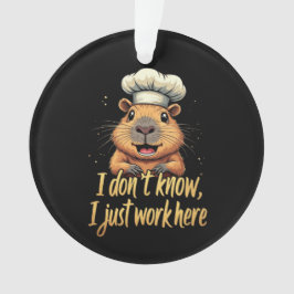 Ich weiß nicht, ich arbeite nur hier an einem sonn ornament