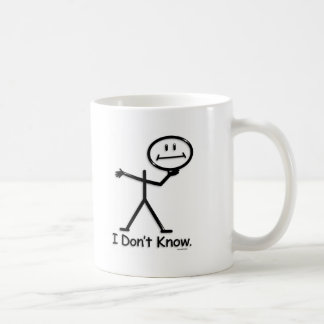 Ich weiß nicht kaffeetasse