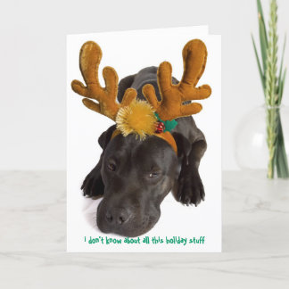 Ich weiß nicht von all diesen Ferien Feiertagskarte