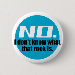 Ich weiß nicht, was dieser Felsen ist (blau) Button