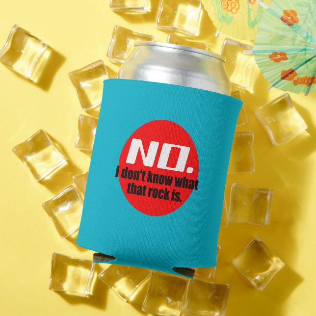 Ich weiß nicht, was dieser Felsen ist (rot) Dosenkühler (In Situ Sommer)