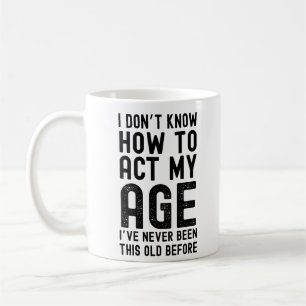 Ich weiß nicht, wie ich mich benehmen soll, ich bi kaffeetasse