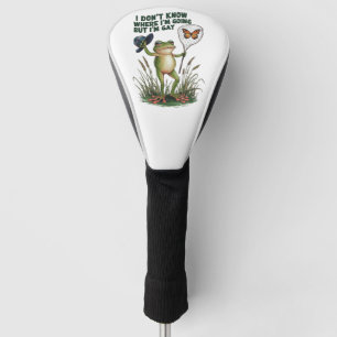Ich weiß nicht, wohin ich gehe, aber ich bin schwu golf headcover