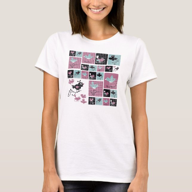 Ich weiß, warum der eingesperrte Vogel singt T-Shirt (Vorderseite)