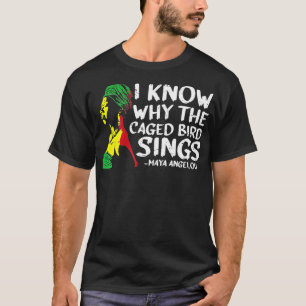 Ich weiß, warum der gekämmte Vogel Cool afrikani T-Shirt