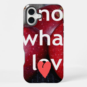 "Ich weiß, was ich liebe" – Apfel-Themendesign iPhone 16 Plus Hülle