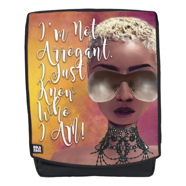 Ich weiß, wem ich Bestätigung bin Rucksack (Vorderseite)