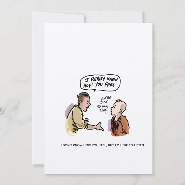 Ich weiß, wie Sie sich einen Funny Cancer Cartoon  (Vorderseite)