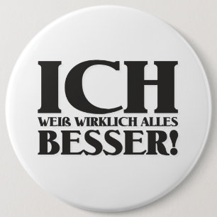 Ich weiß wirklich alles besser! Button