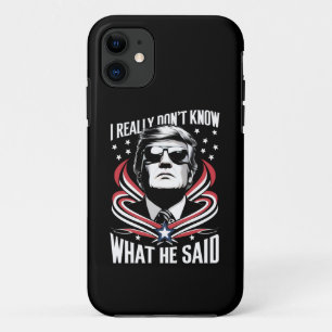 Ich weiß wirklich nicht, was er Lustiges über Trum Case-Mate iPhone Hülle