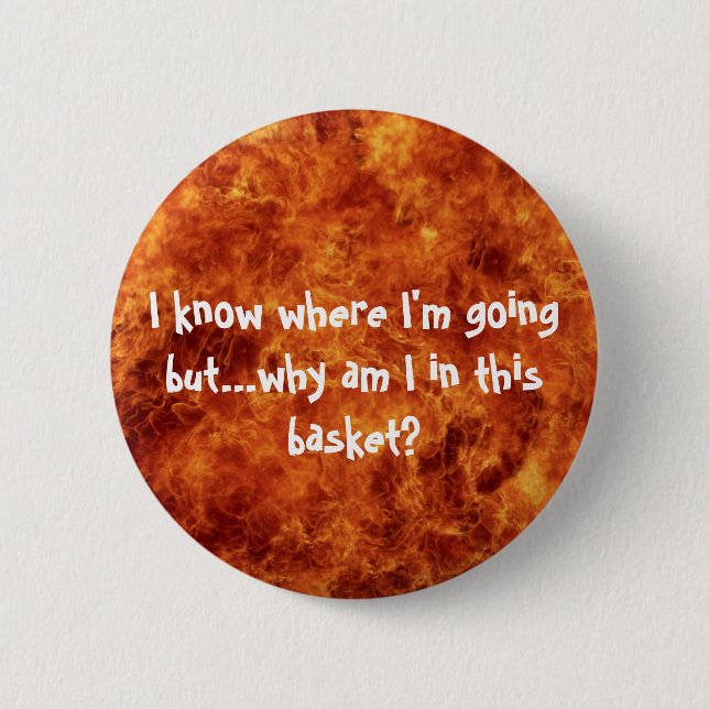 Ich weiß, wohin ich will Button (Vorderseite)