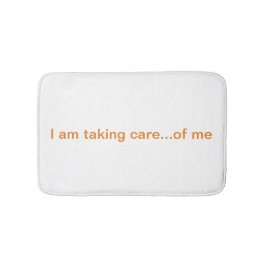 Ich wende Sorgfalt… von mir an Badematte