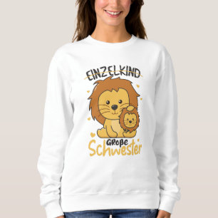 Ich werde 2022 eine große Schwester für Geschwiste Sweatshirt