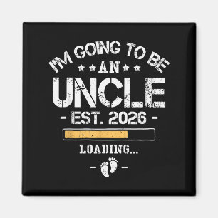 Ich werde 2026 Onkel - Neue Babynamensankündigung Magnet