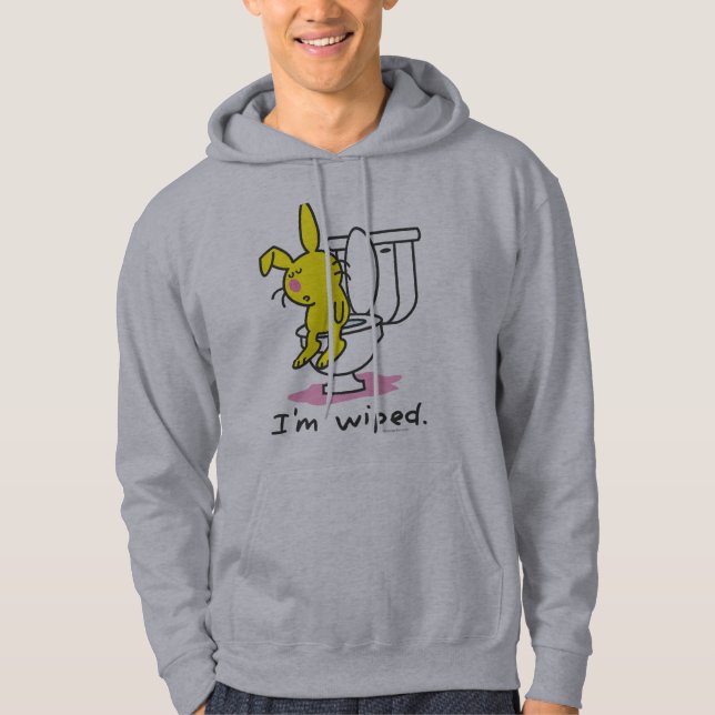 Ich werde abgewischt hoodie (Vorderseite)