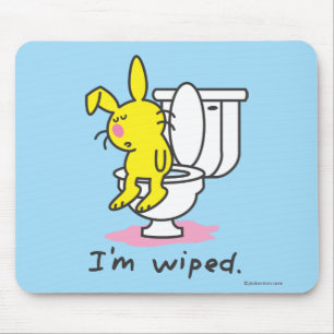 Ich werde abgewischt mousepad