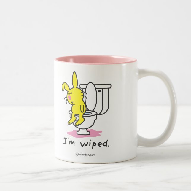 Ich werde abgewischt zweifarbige tasse (Rechts)