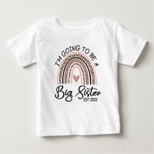 Ich werde Big Sister 2023 sein, Pregnancy Reveal Baby T-shirt