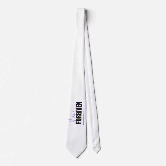 Ich werde Christlich Necktie vergeben Krawatte (Vorderseite)