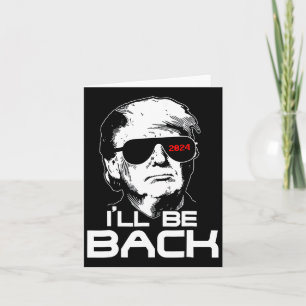 Ich werde Ck Funny 45 47 Donald Trump 2024 Nehmen  Karte