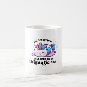 Ich werde darüber hinwegkommen, ich muss erst dram kaffeetasse