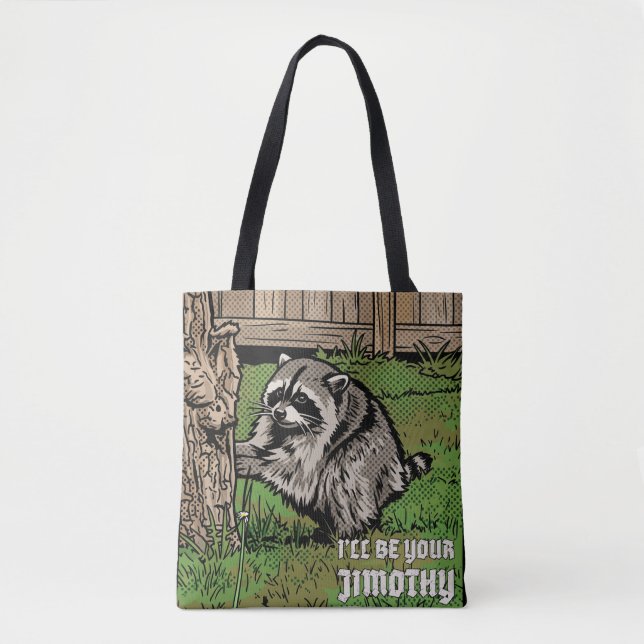 Ich werde dein Jimothy Pop-Art-Waschbär sein (Vorderseite)