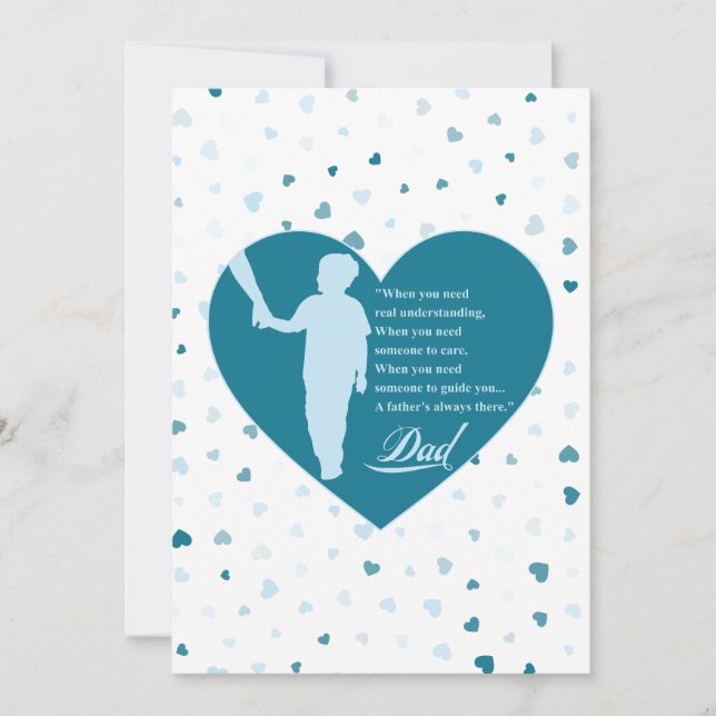 Ich werde deinen Führer nie vergessen. Mein Vater Einladung (Vorderseite)