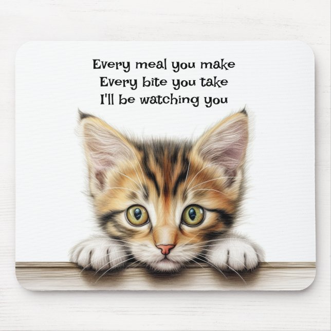 Ich werde dich beobachten Mousepad (Vorne)