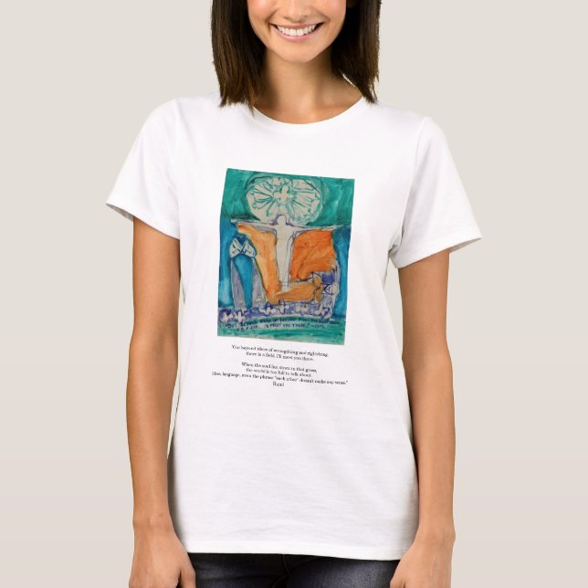 Ich werde dich dort treffen. T-Shirt (Vorderseite)