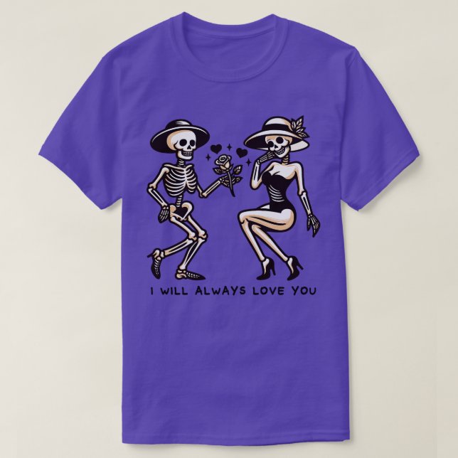 Ich werde dich immer Liebe geben T-Shirt (Design vorne)
