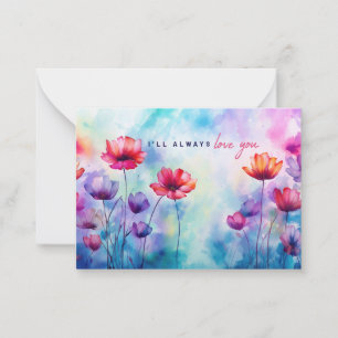Ich werde Dich immer lieben Postkarte