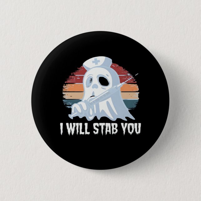 Ich werde dich ins Shirt fallen lassen, Ghost Nurs Button (Vorderseite)