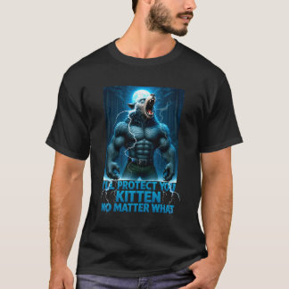 Ich werde dich Kitten beschützen, egal was Alpha W T-Shirt