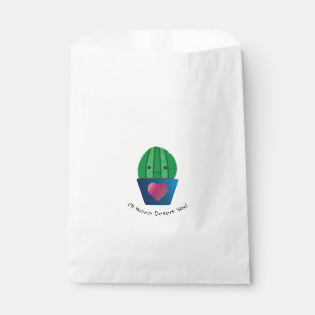 Ich werde dich niemals kaktisch verdauen geschenktütchen (Vorderseite)