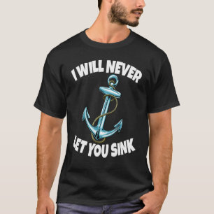 Ich werde dir nie Anchor Women Anchor Cru Gelassen T-Shirt
